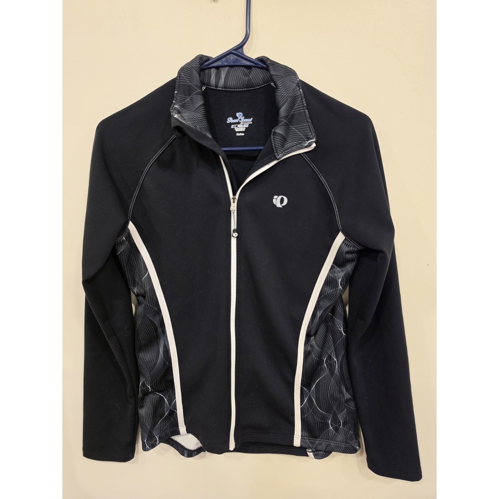 Pearl Izumi Womens Jacket Medium Black Activewear Lightweight Pockets